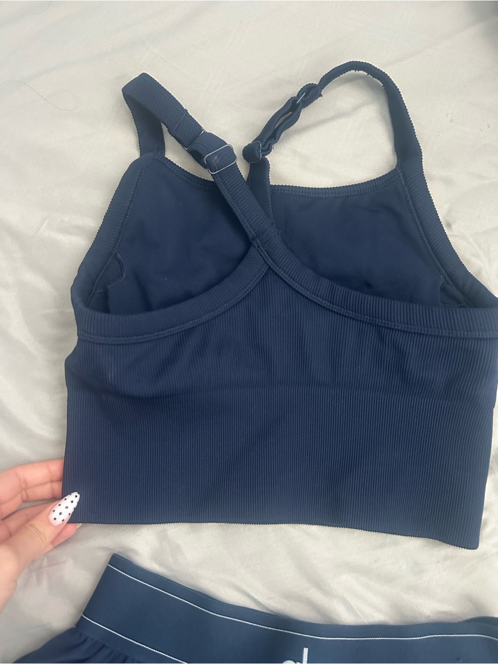2 piece navy ALO set - Picture 3 of 4